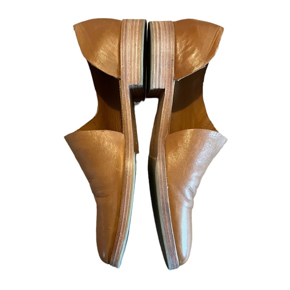 Marciante & Co EUC The Marie Leather Flat Cognac Brown Handmade Shoe Size 9 - Picture 9 of 10